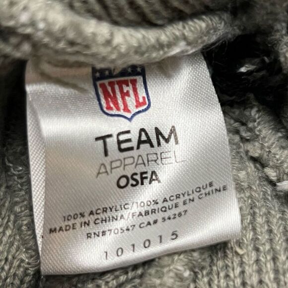 Unisex New England Patriots Team Apperal Cuffed Knit Pom Hat - Picture 2 of 4